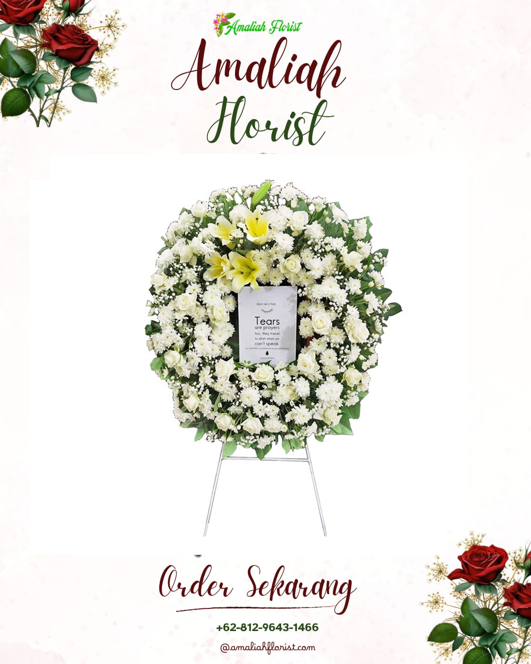 Krans Bunga Duka Ampenan